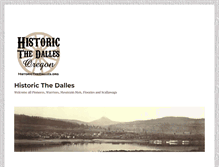 Tablet Screenshot of historicthedalles.org